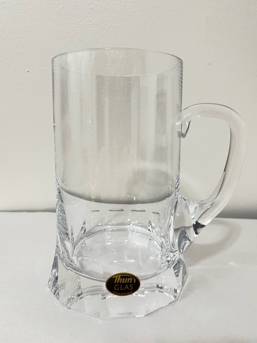 Thun Glass San Souci Promotional Beer Mug - Czech Republic